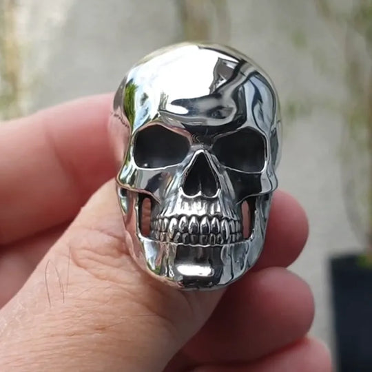 Ghost Head Skull Ring