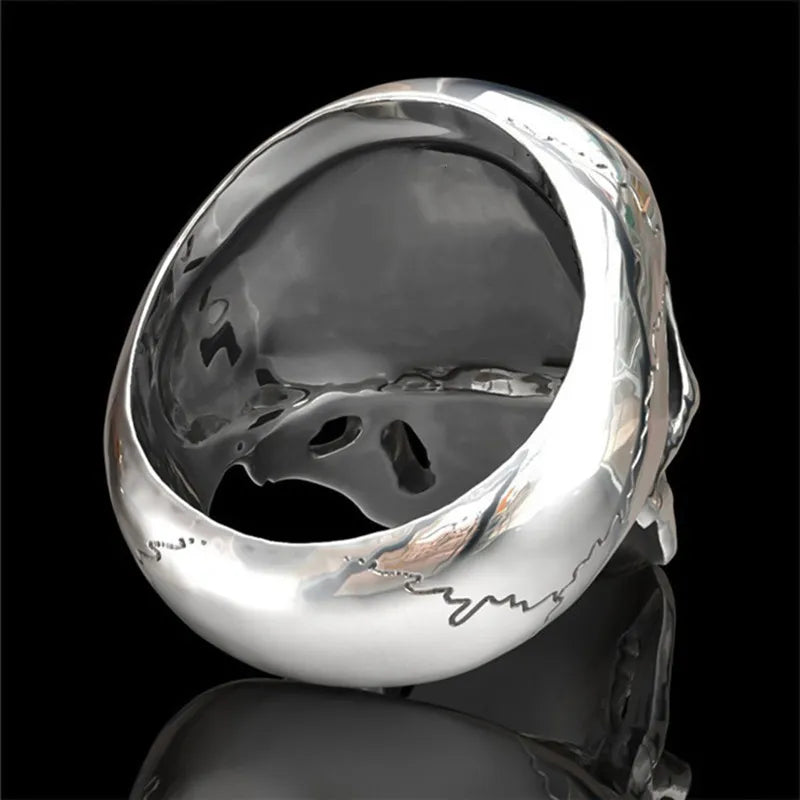 Ghost Head Skull Ring