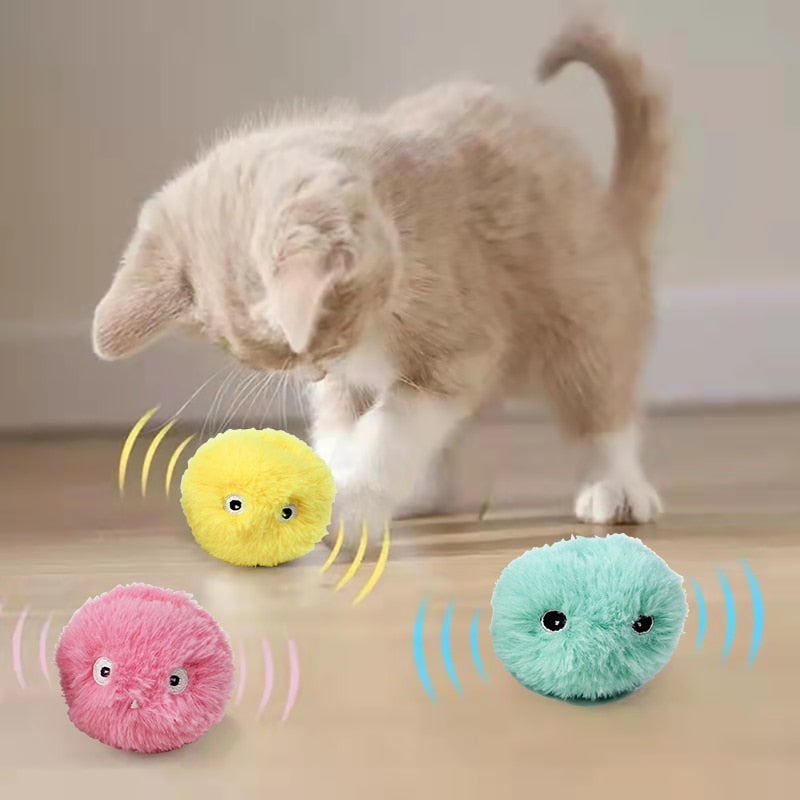 Smart interaktiv kattboll