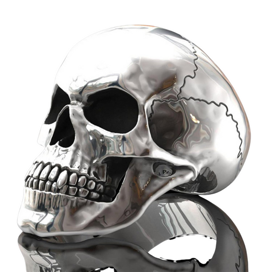 Ghost Head Skull Ring