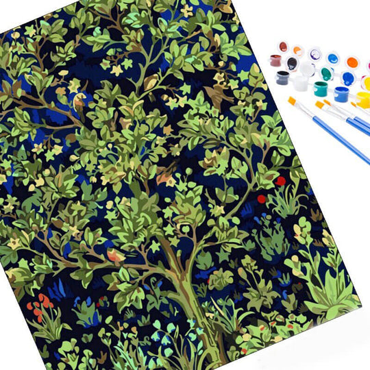 Green Tree Paint By Numbers-kit