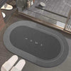Quick Dry Oval Mat
