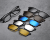Solglasögon med flera clips