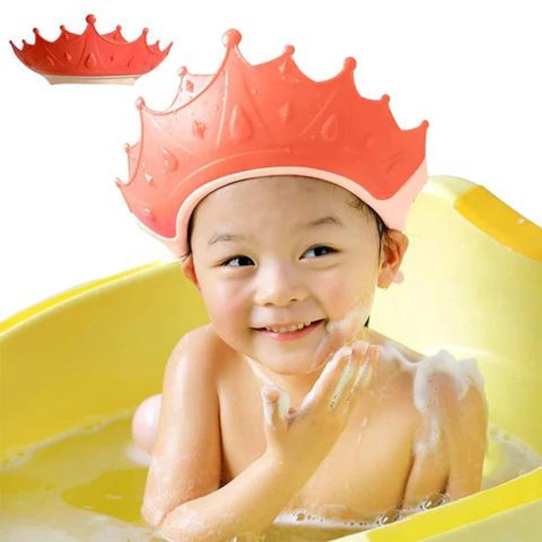 Krona baby dusch Cap