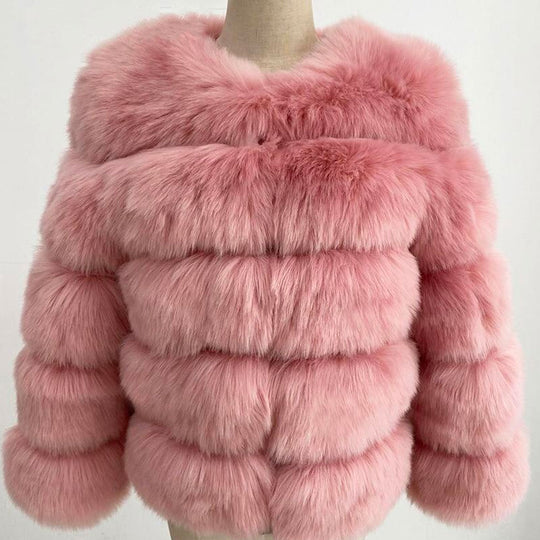 Faux Fur Coat For Kvinner