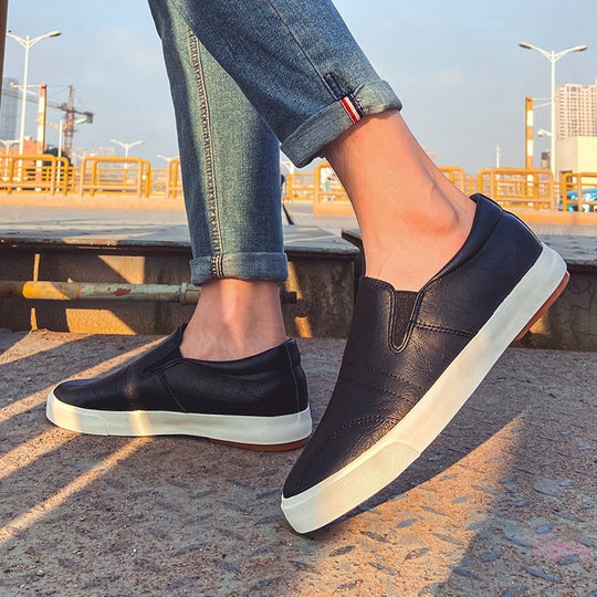 Urban Läder Loafers För Män