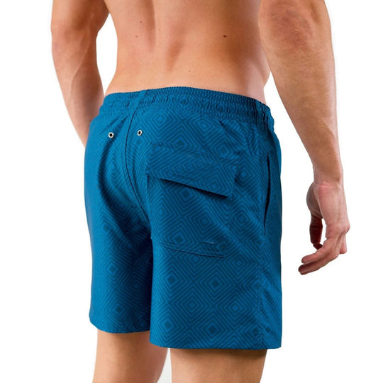 Strandshorts med inbyggd kompressionsfoder