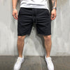 Löst släta enfärgade shorts