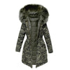 Camo Winter Coat för kvinnor