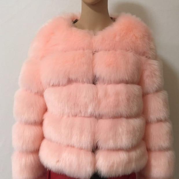 Faux Fur Coat For Kvinner