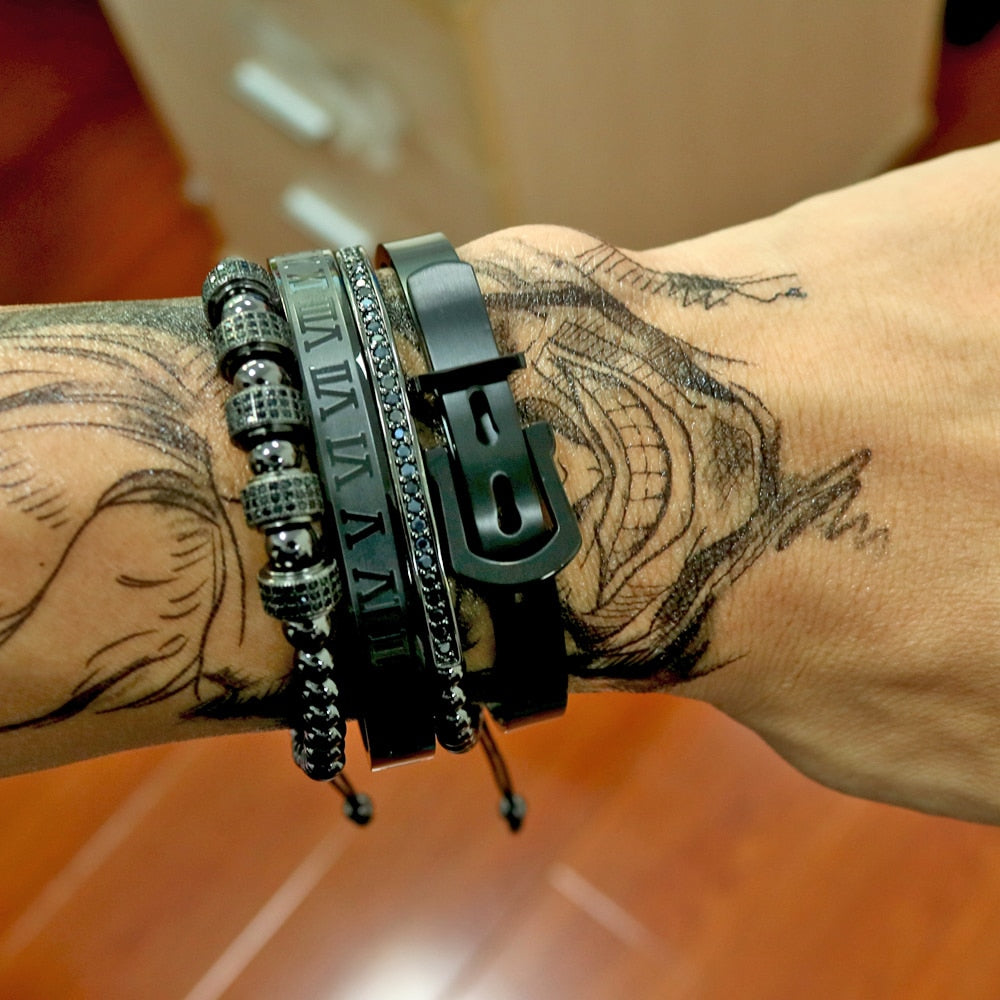 Titanium armband set