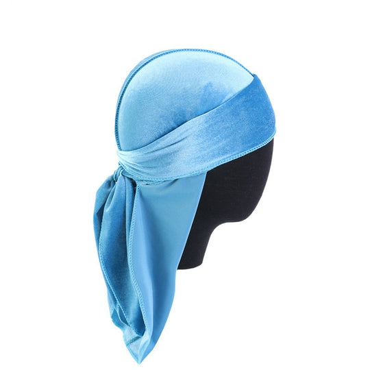 Andningsbar sammet Durag