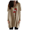 Vin &amp; Santa Hat Casual Female Pullover