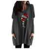 Vin &amp; Santa Hat Casual Female Pullover