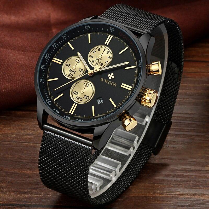 Ultra-tunnt kronografiskt armbandsur