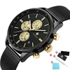 Ultra-tunnt kronografiskt armbandsur