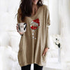 Vin &amp; Santa Hat Casual Female Pullover