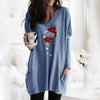 Vin &amp; Santa Hat Casual Female Pullover