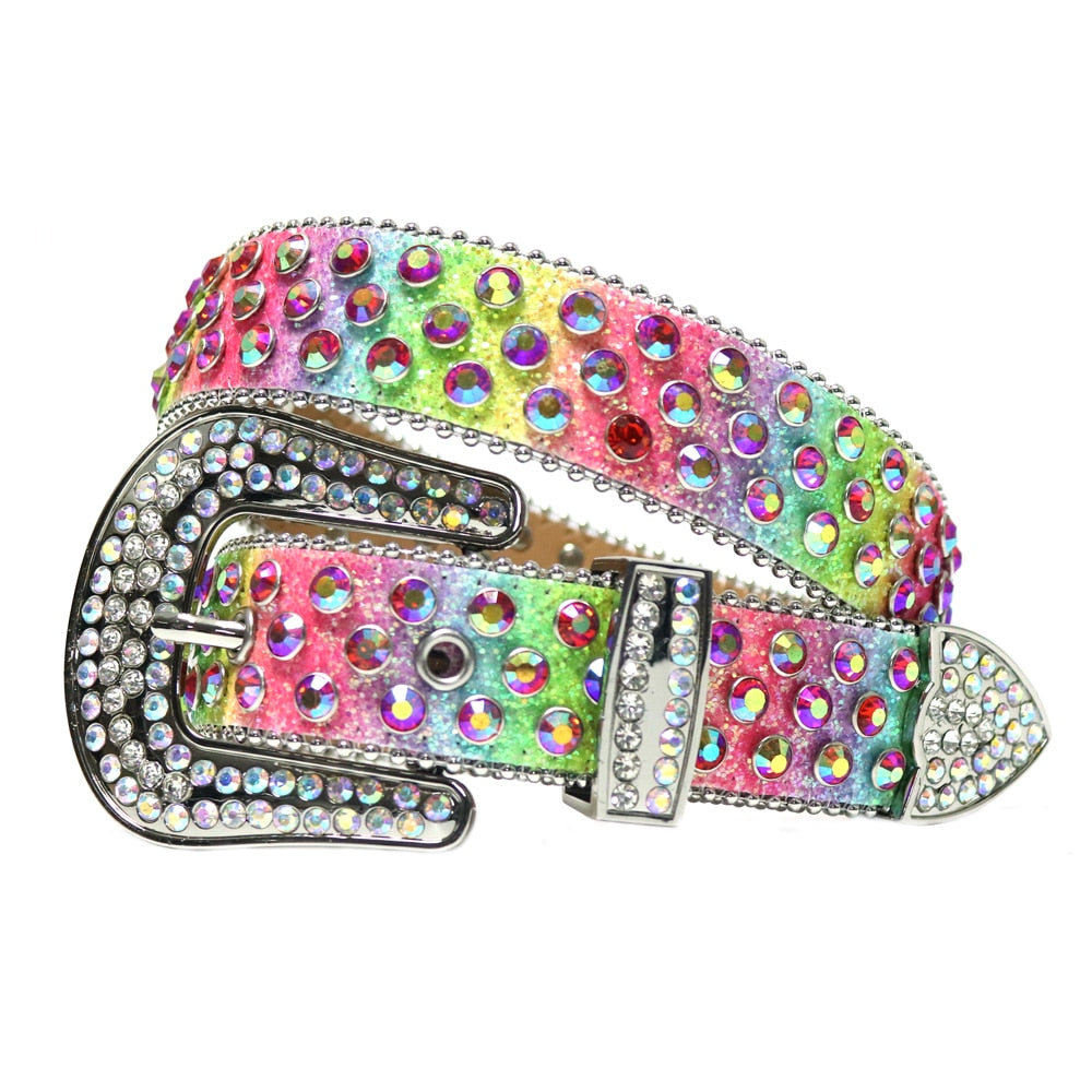 Rhinestone Diamond  Belt