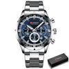 Curren Business Kronograf Klocka
