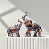 Konst elefant dekoration