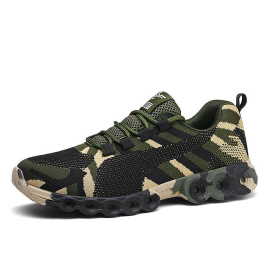 Camouflage andningsbara sneakers