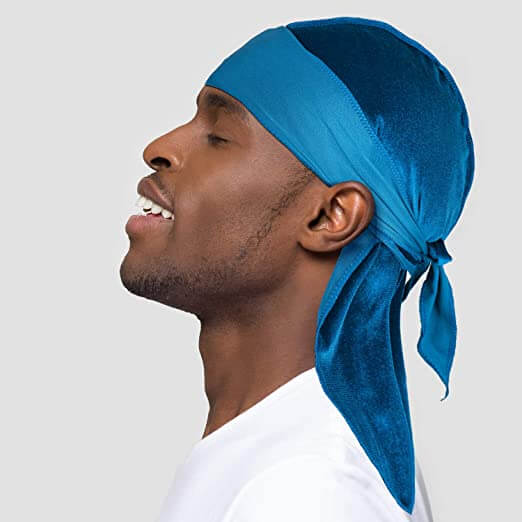 Andningsbar sammet Durag