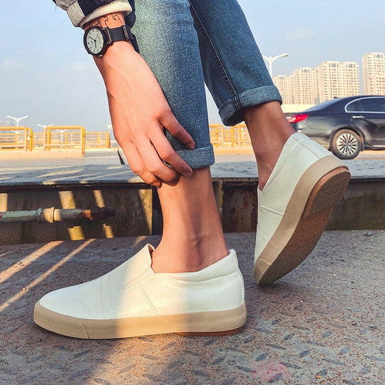 Urban Läder Loafers För Män