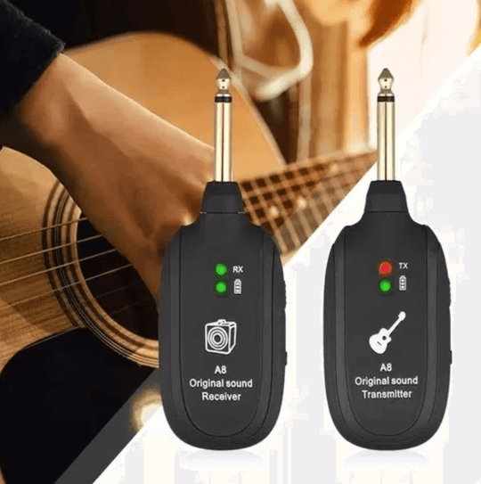 Trådlöst gitarrförstärkarsystem | Sändare och mottagare