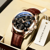 Premium läder armbandsur för män