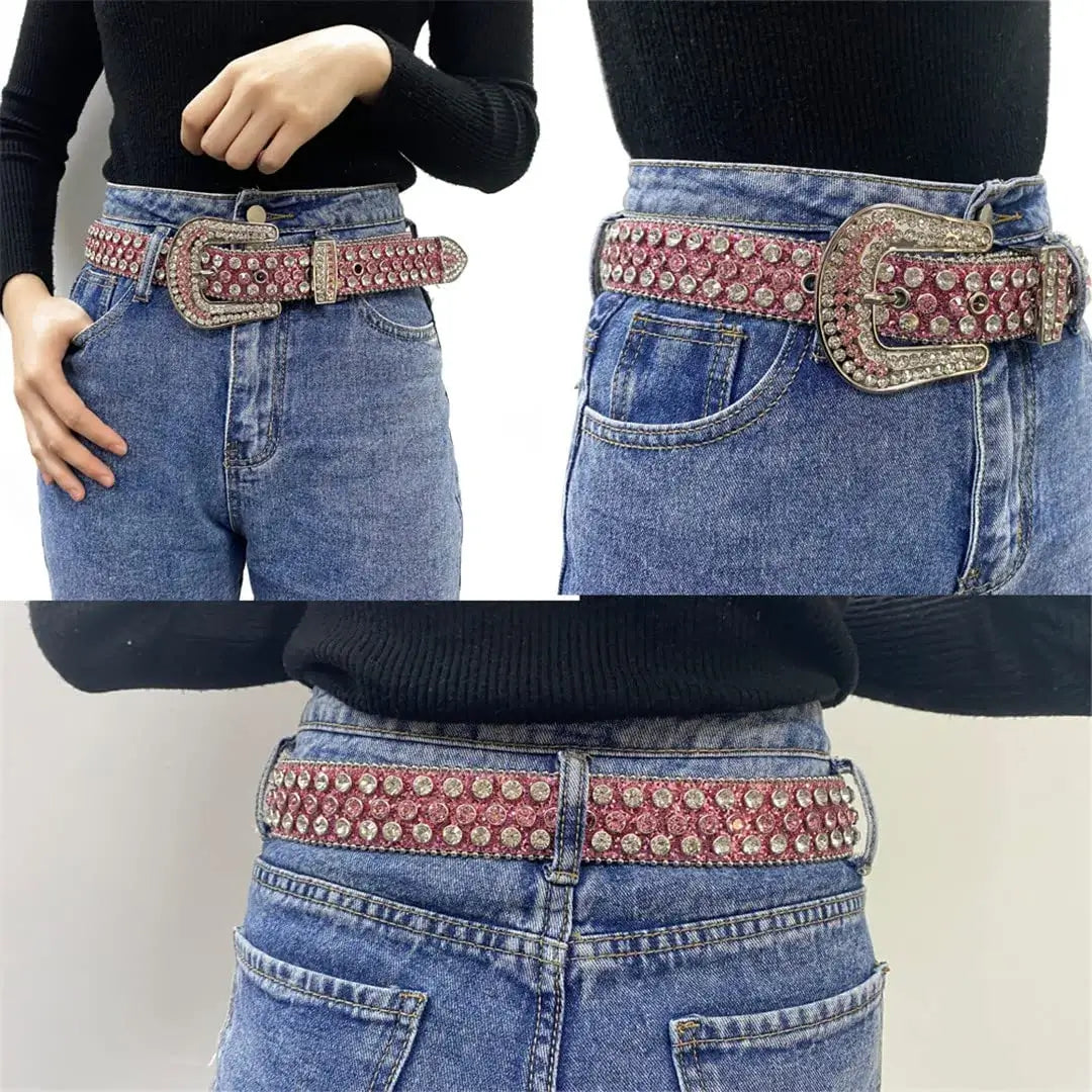 Rhinestone Diamond  Belt