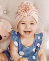 Rufsig topp baby turban hatt