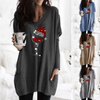 Vin &amp; Santa Hat Casual Female Pullover