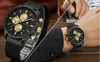 Ultra-tunnt kronografiskt armbandsur